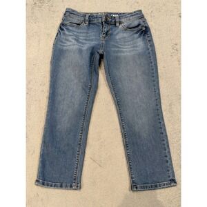 The Limited Denim Crop 312 Blue Medium Wash Cropped Jeans Size 0
